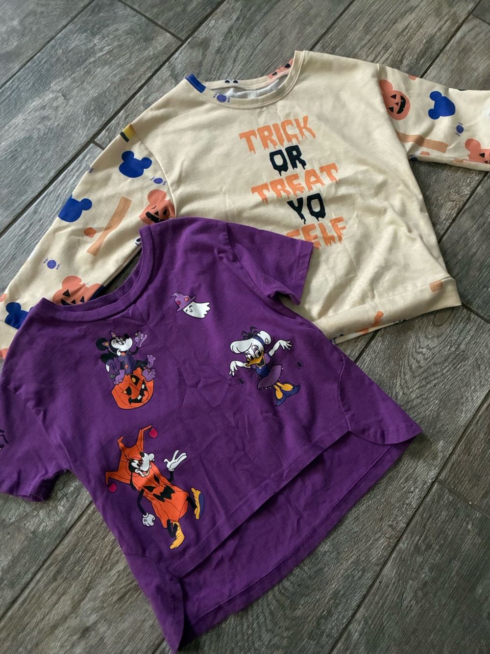 Disney Halloween Shirt Bundle Size 5-6